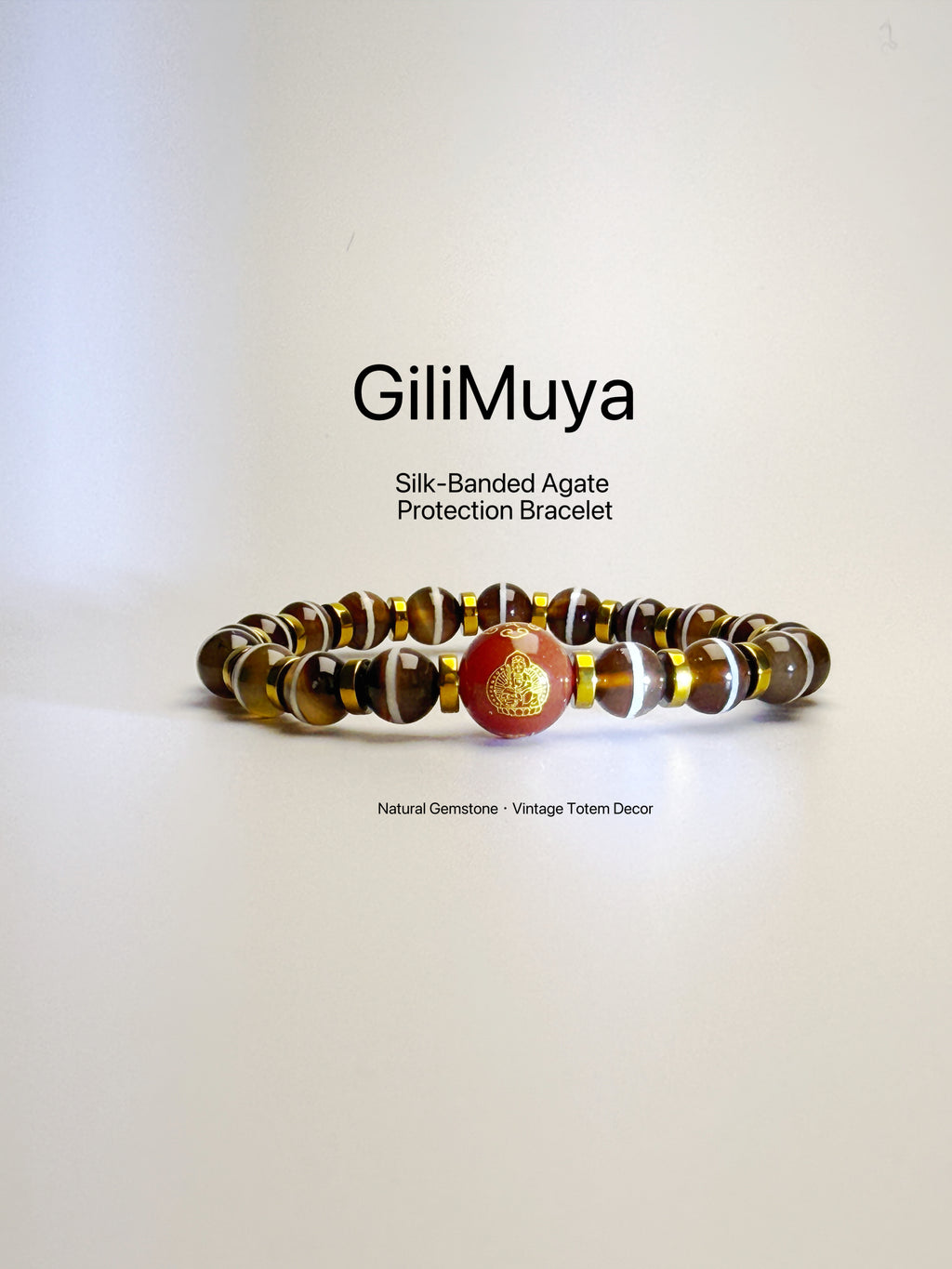 GiliMuya Natural Agate Eastern Constellation Bracelet