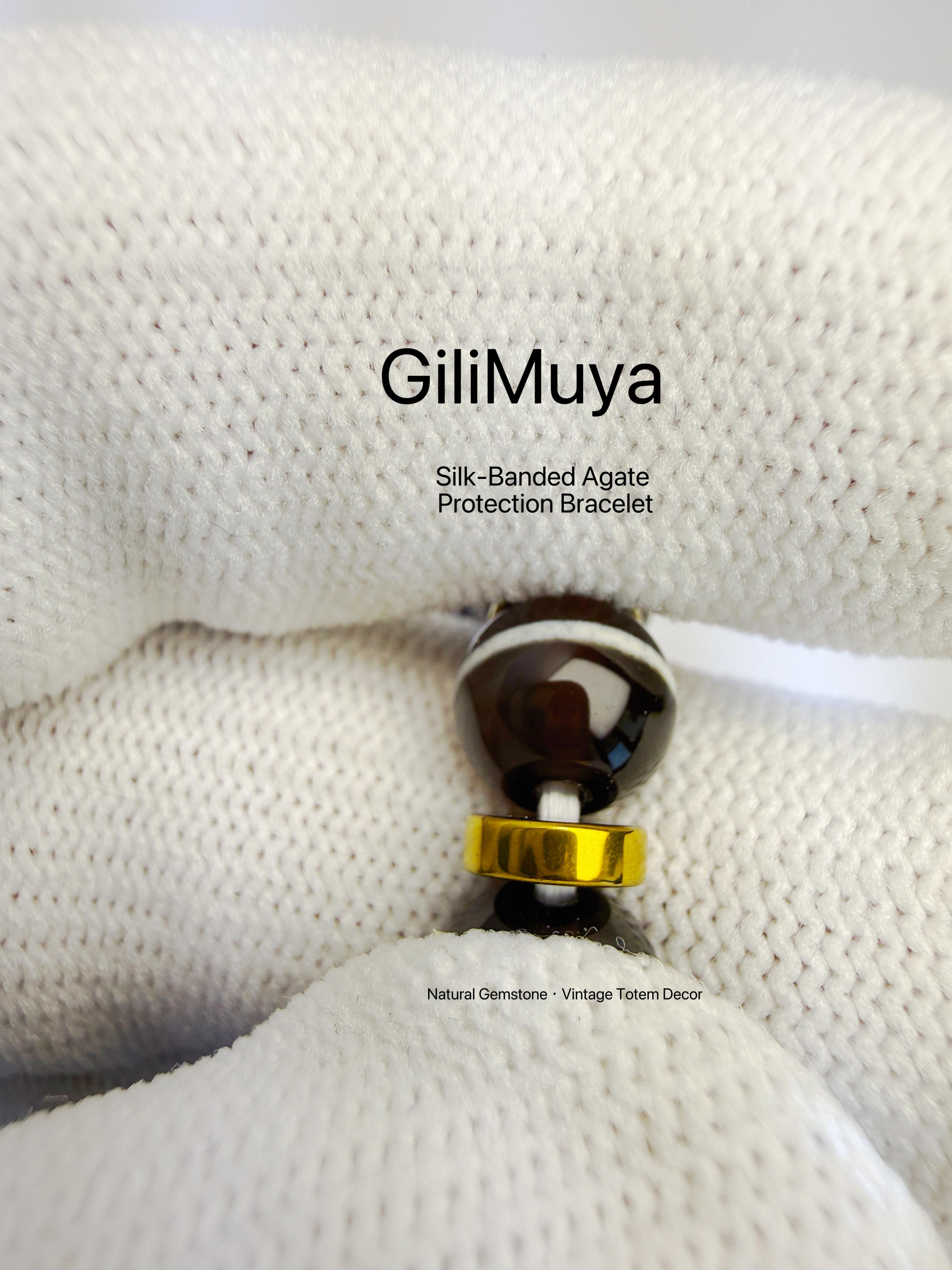 GiliMuya Natural Agate Eastern Constellation Bracelet
