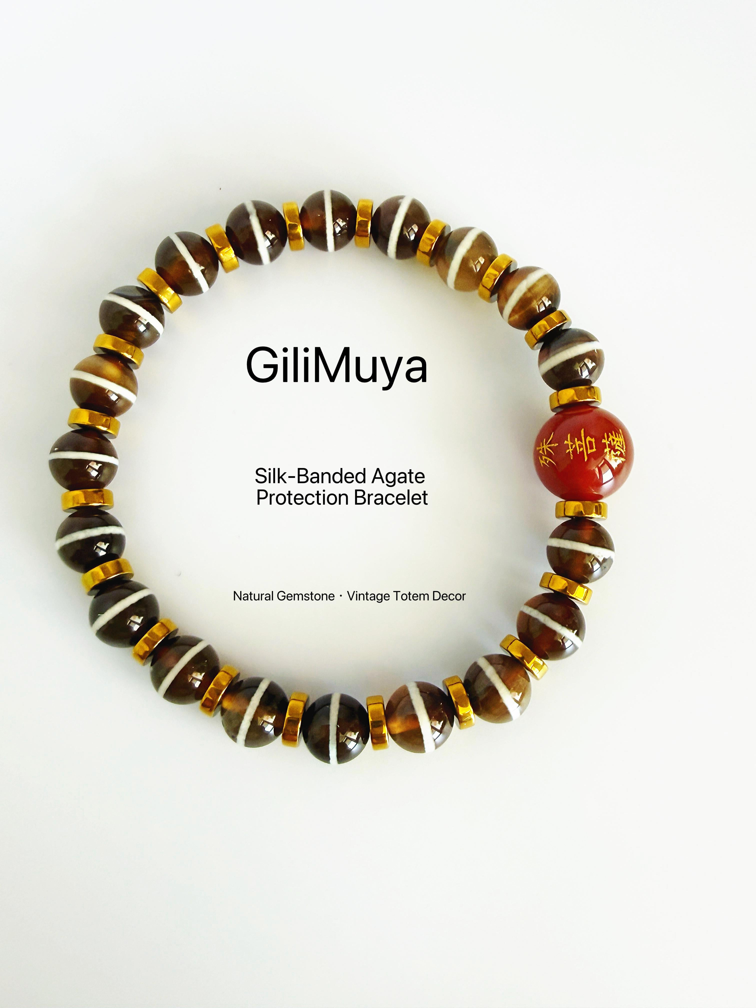 GiliMuya Natural Agate Eastern Constellation Bracelet