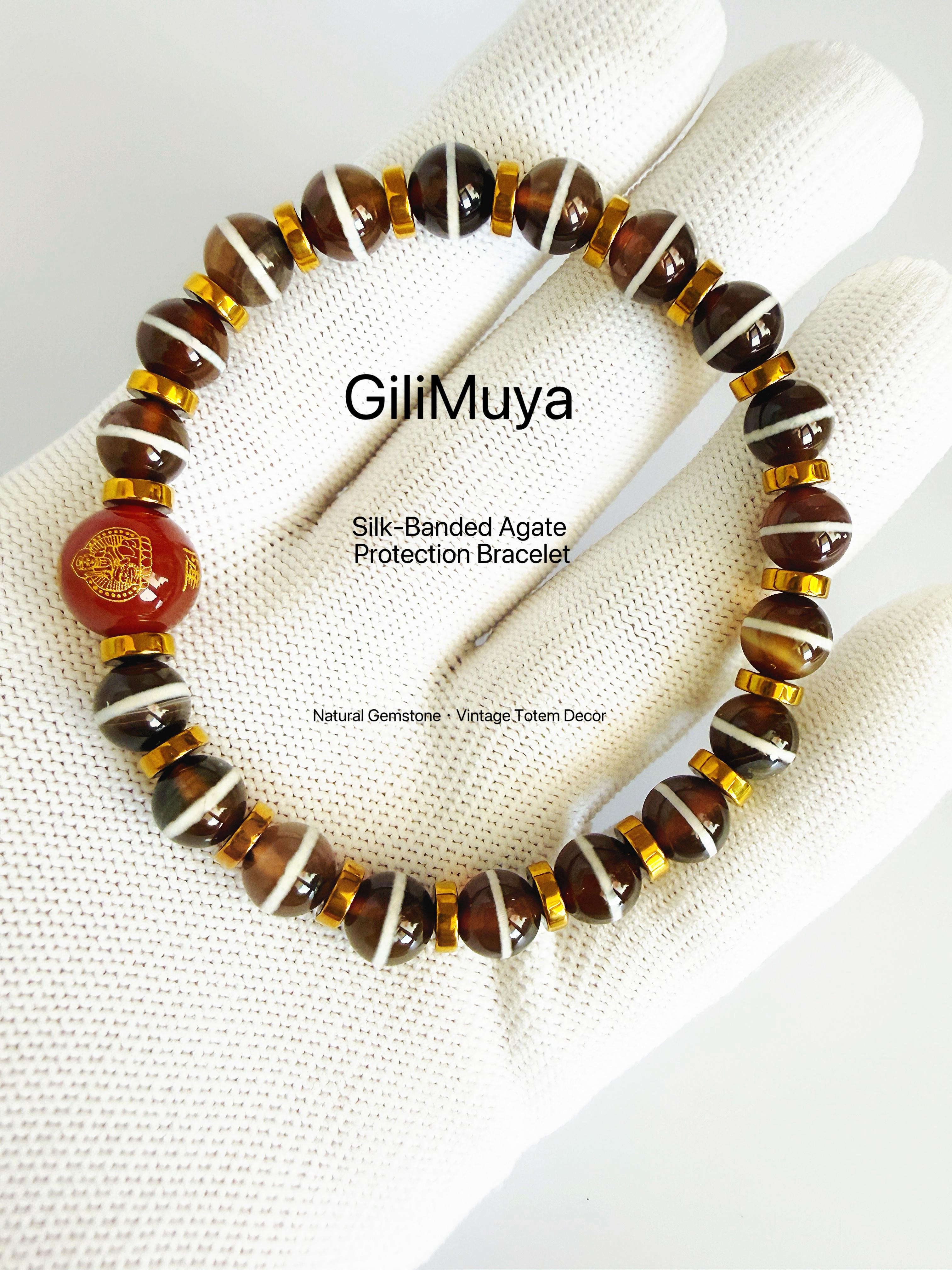 GiliMuya Natural Agate Eastern Constellation Bracelet