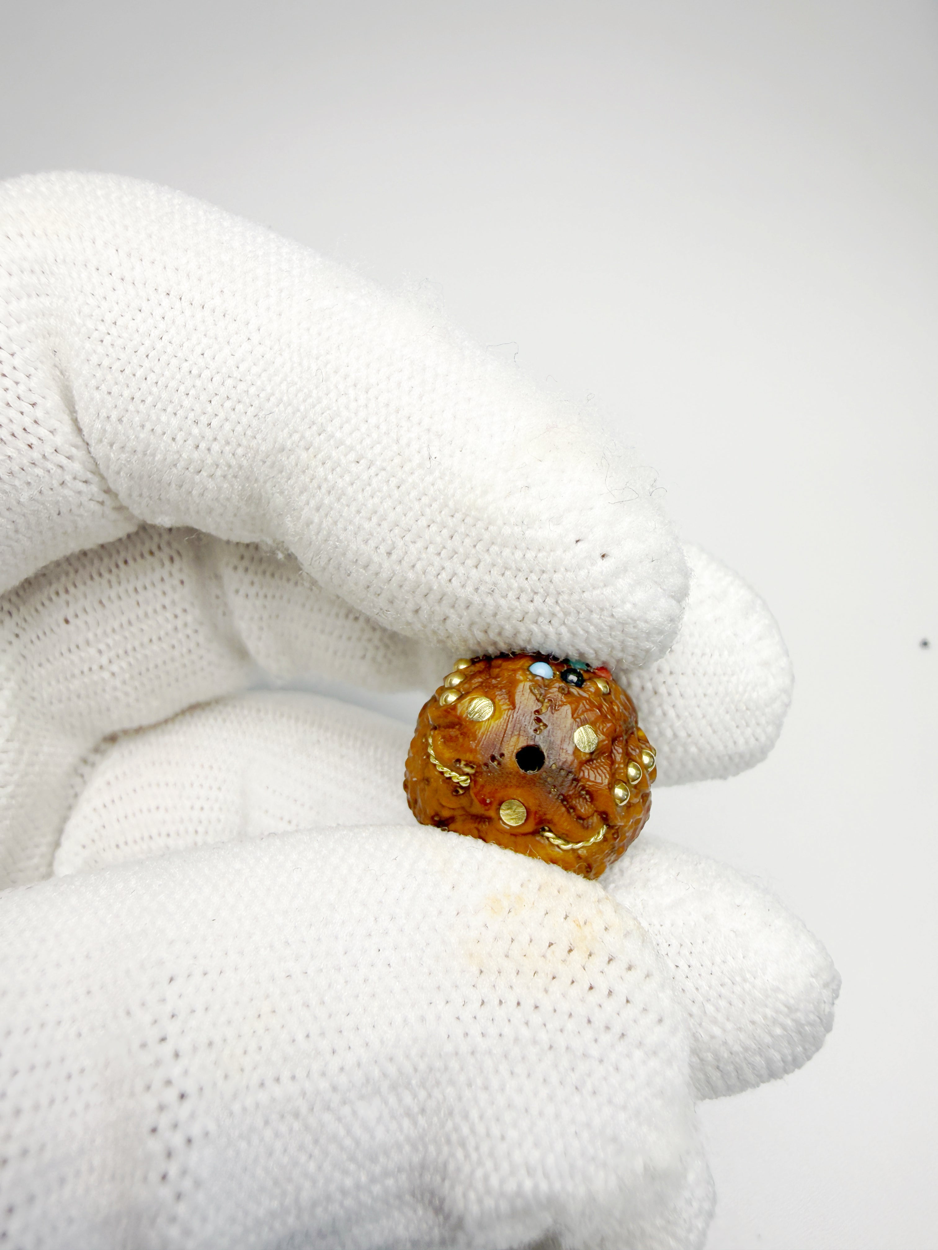 Lucky Chipmunk & Wealth Frog Single Bead – Double Blessing of Prosperity