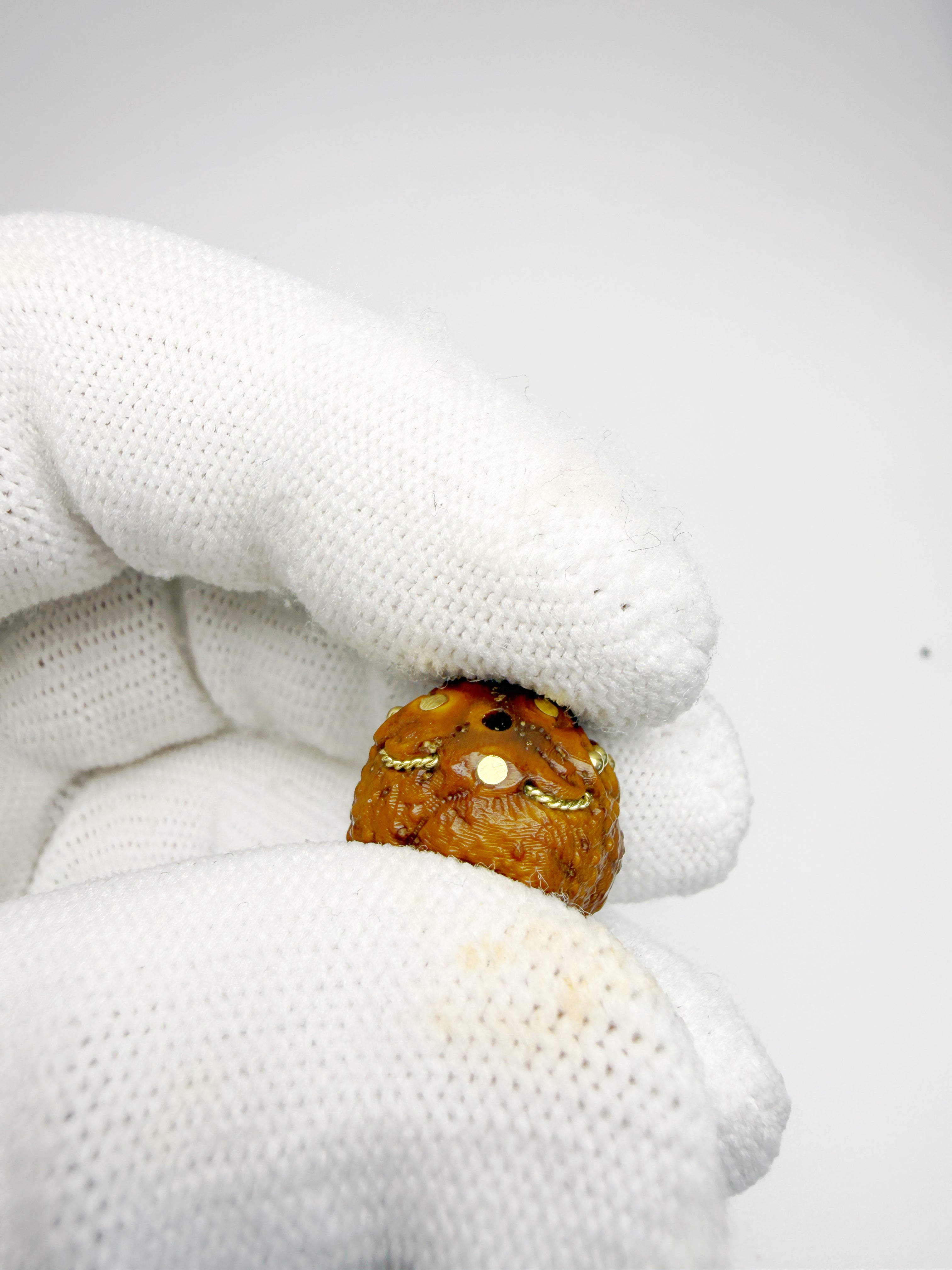 Lucky Chipmunk & Wealth Frog Single Bead – Double Blessing of Prosperity