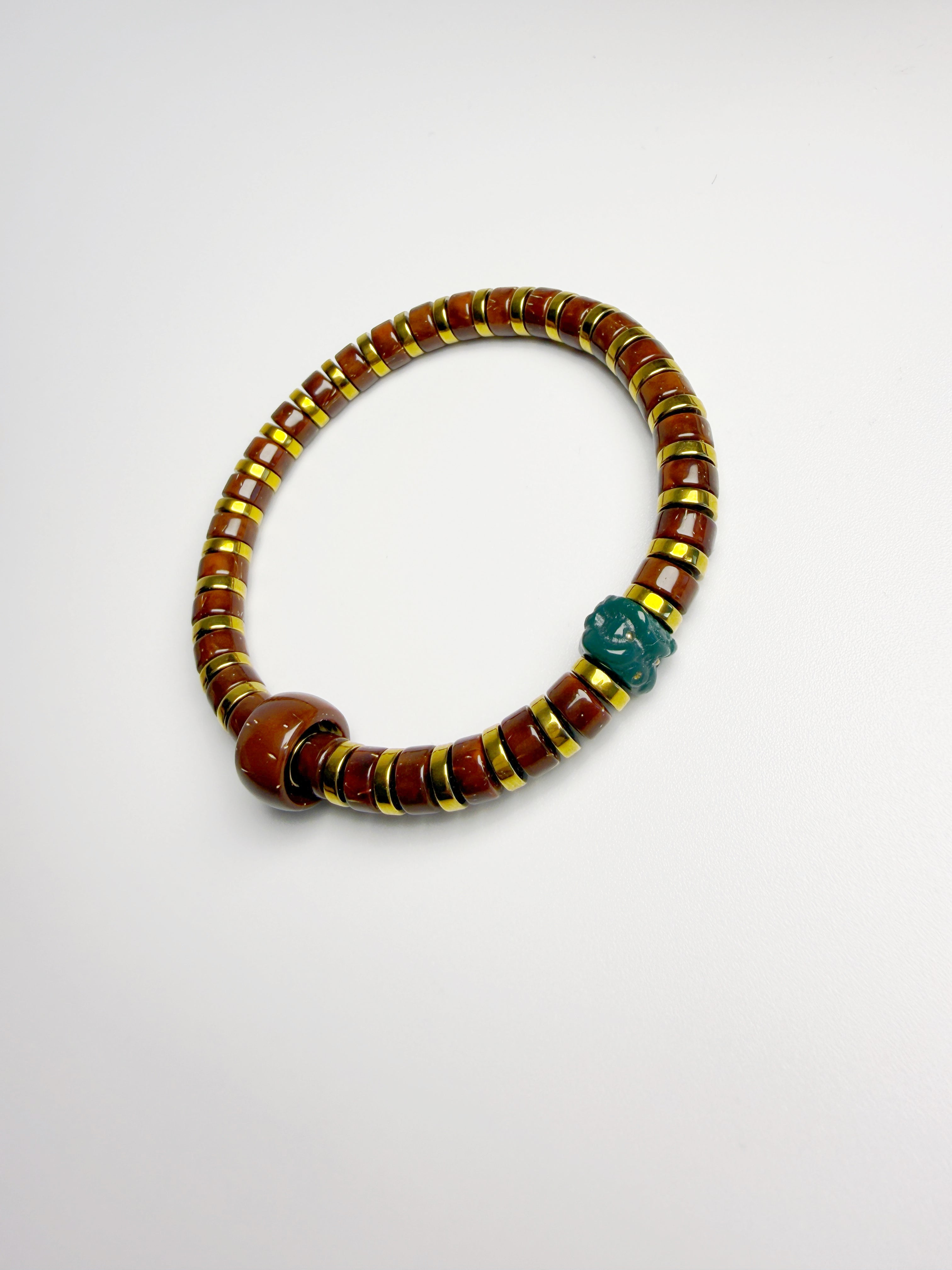 Purple-Gold Lucky Chipmunk & Awakening Lion Bracelet – Attract, Protect & Turn Your Fortune