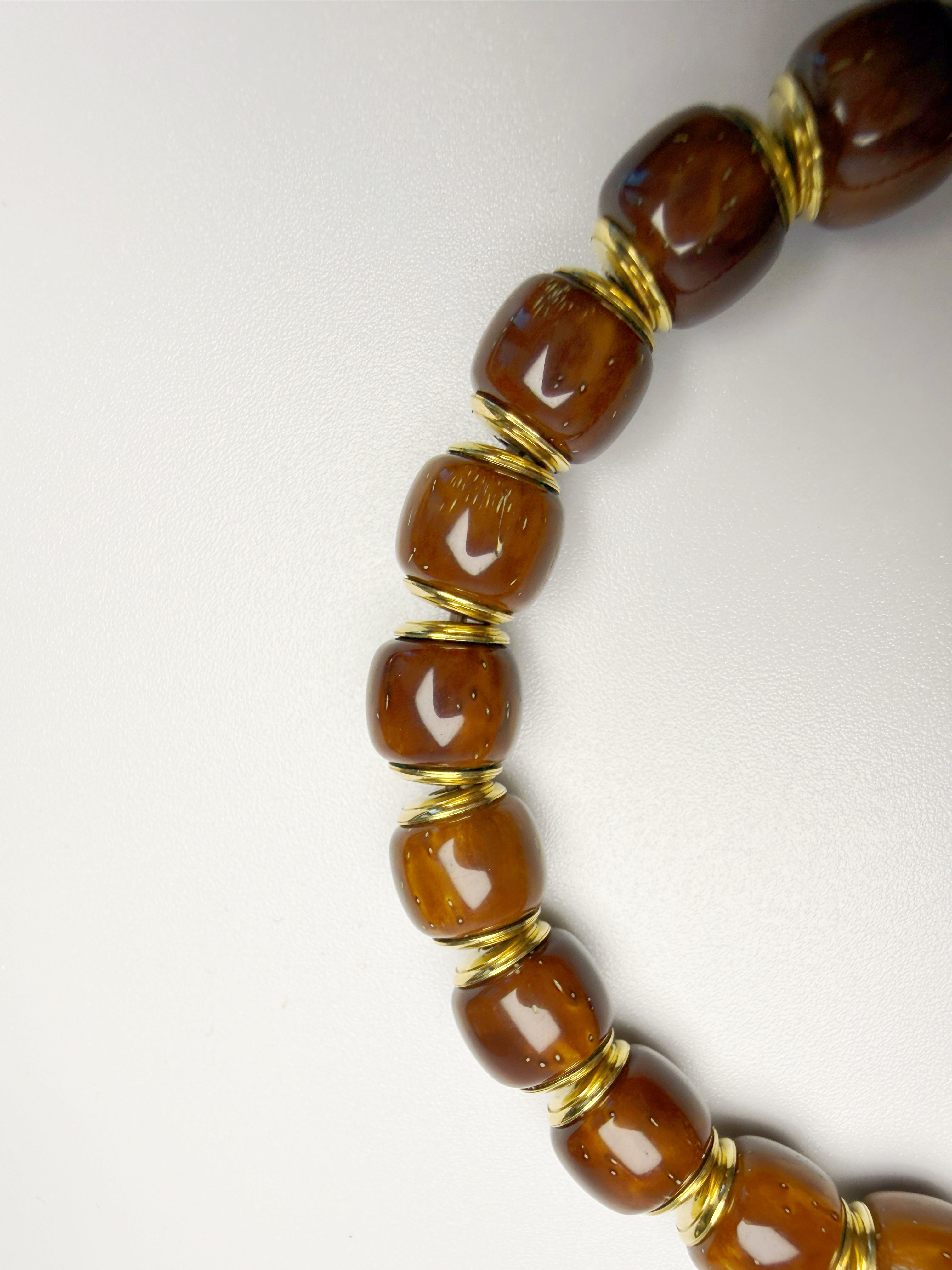 Purple-Gold Lucky Chipmunk & Golden Shield Bracelet – Attract & Protect
