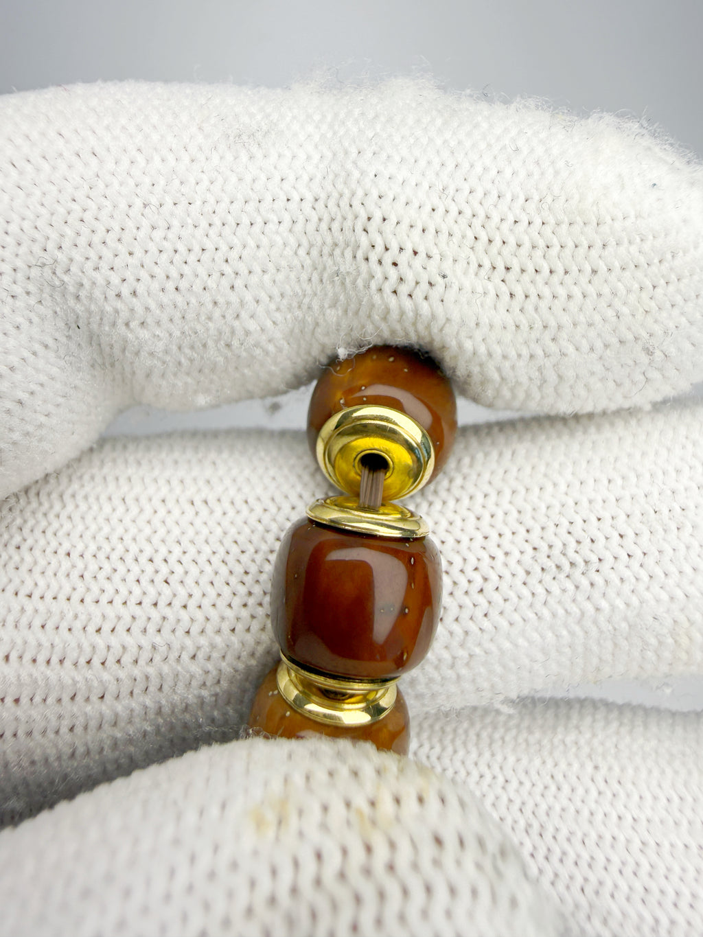 Purple-Gold Lucky Chipmunk & Golden Shield Bracelet – Attract & Protect