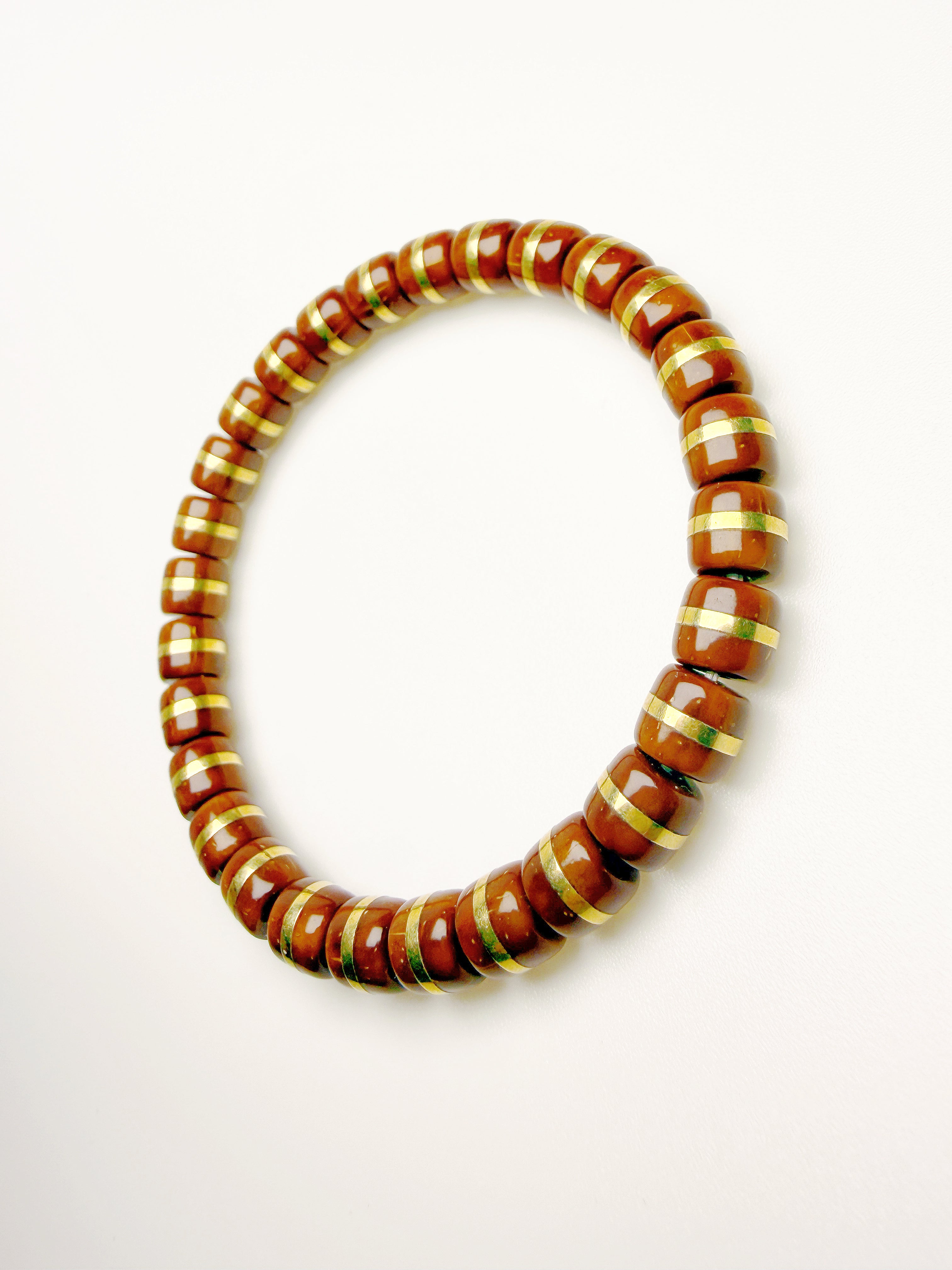 Yao Chan Wan Guan Bracelet – Straight-Cut Lucky Chipmunk with Golden Brass Belt (Wealth Wrapped Around the Waist)