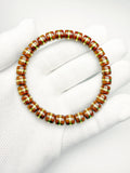Yao Chan Wan Guan Bracelet – Straight-Cut Lucky Chipmunk with Golden Brass Belt (Wealth Wrapped Around the Waist)