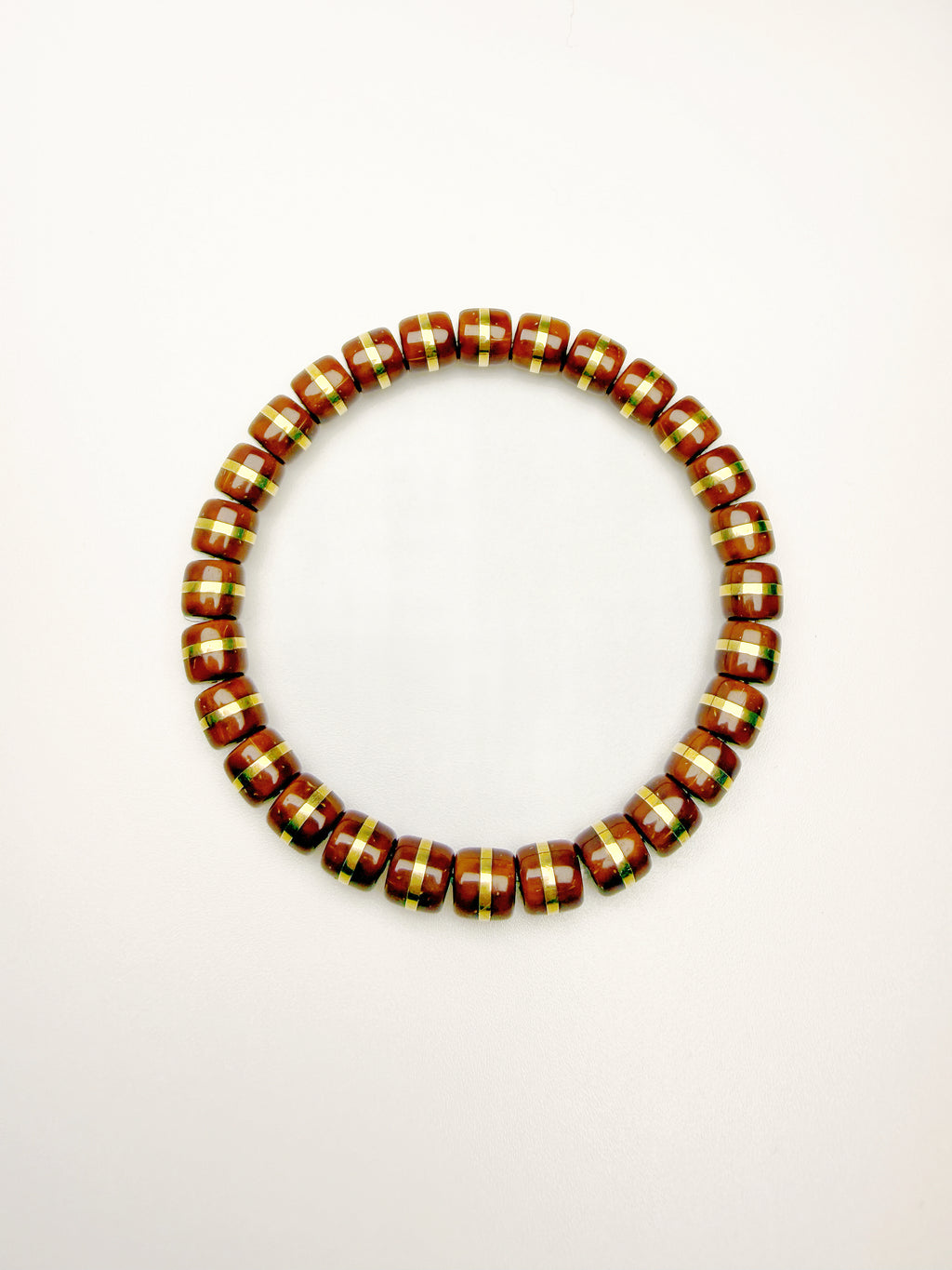 Yao Chan Wan Guan Bracelet – Straight-Cut Lucky Chipmunk with Golden Brass Belt (Wealth Wrapped Around the Waist)