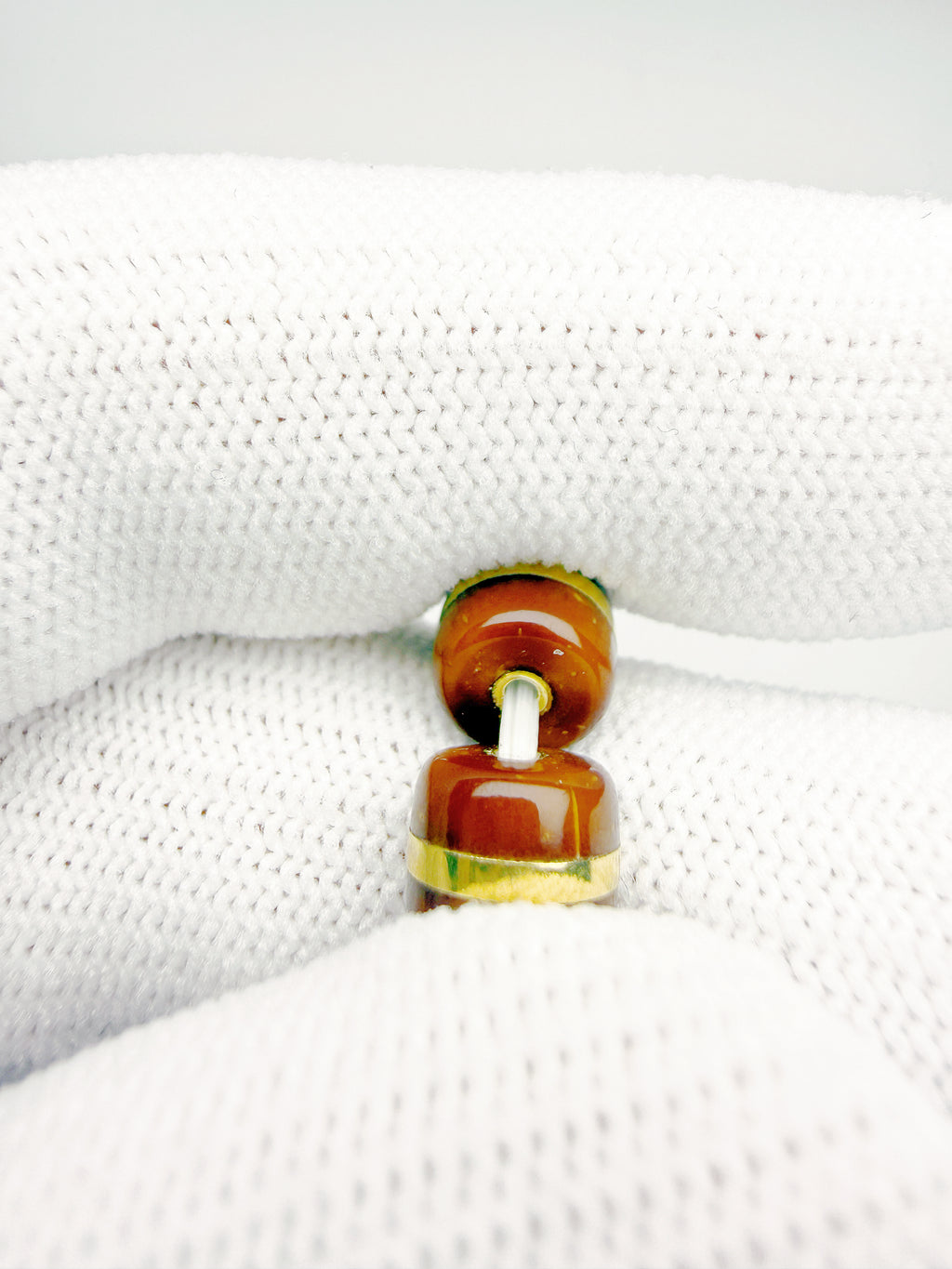 Yao Chan Wan Guan Bracelet – Straight-Cut Lucky Chipmunk with Golden Brass Belt (Wealth Wrapped Around the Waist)
