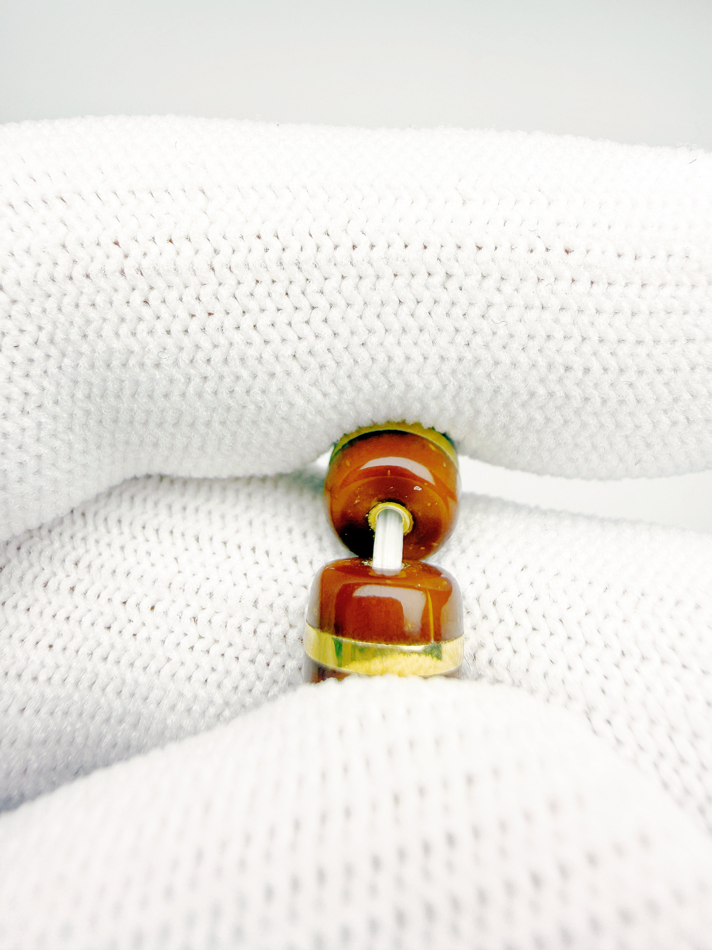 Yao Chan Wan Guan Bracelet – Straight-Cut Lucky Chipmunk with Golden Brass Belt (Wealth Wrapped Around the Waist)