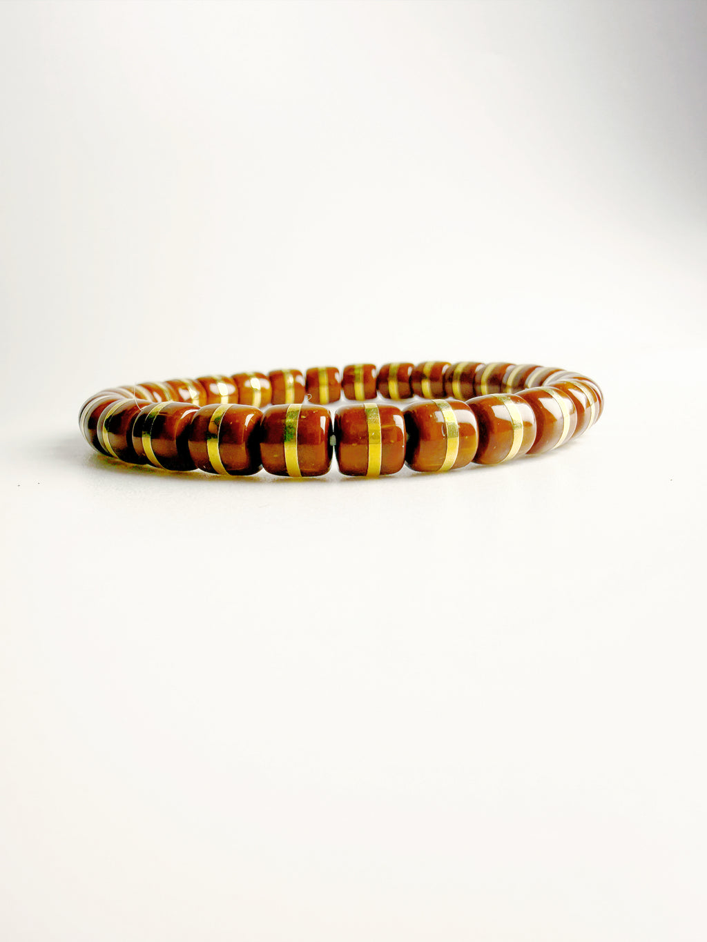 Yao Chan Wan Guan Bracelet – Straight-Cut Lucky Chipmunk with Golden Brass Belt (Wealth Wrapped Around the Waist)