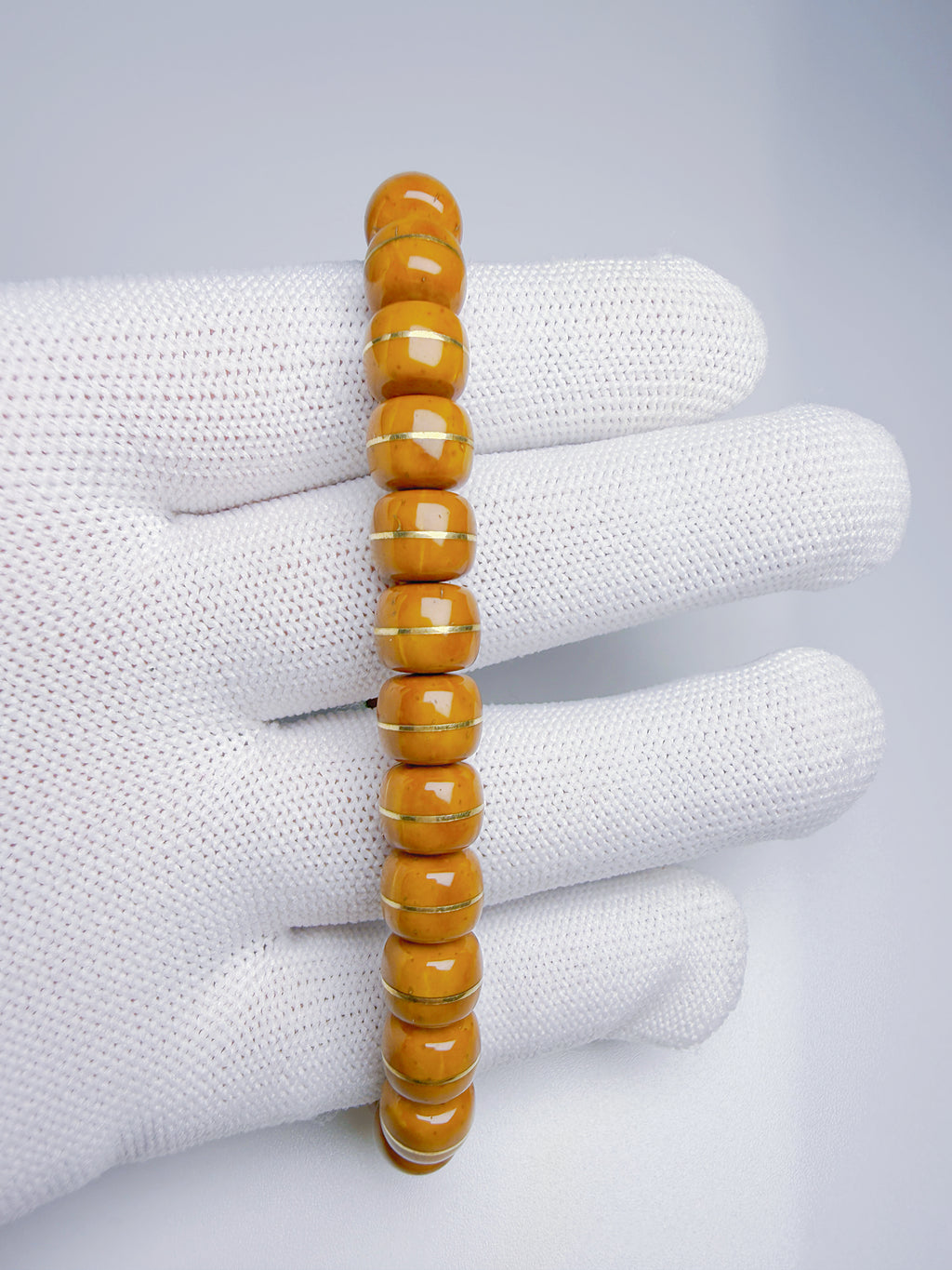 Purple-Gold Lucky Chipmunk Bodhi Bracelet – Double Blessings of Buddha & Tao, Solid Beads