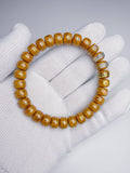 Purple-Gold Lucky Chipmunk Bodhi Bracelet – Engraved Silver & Gold Tablets of Daily Fortune