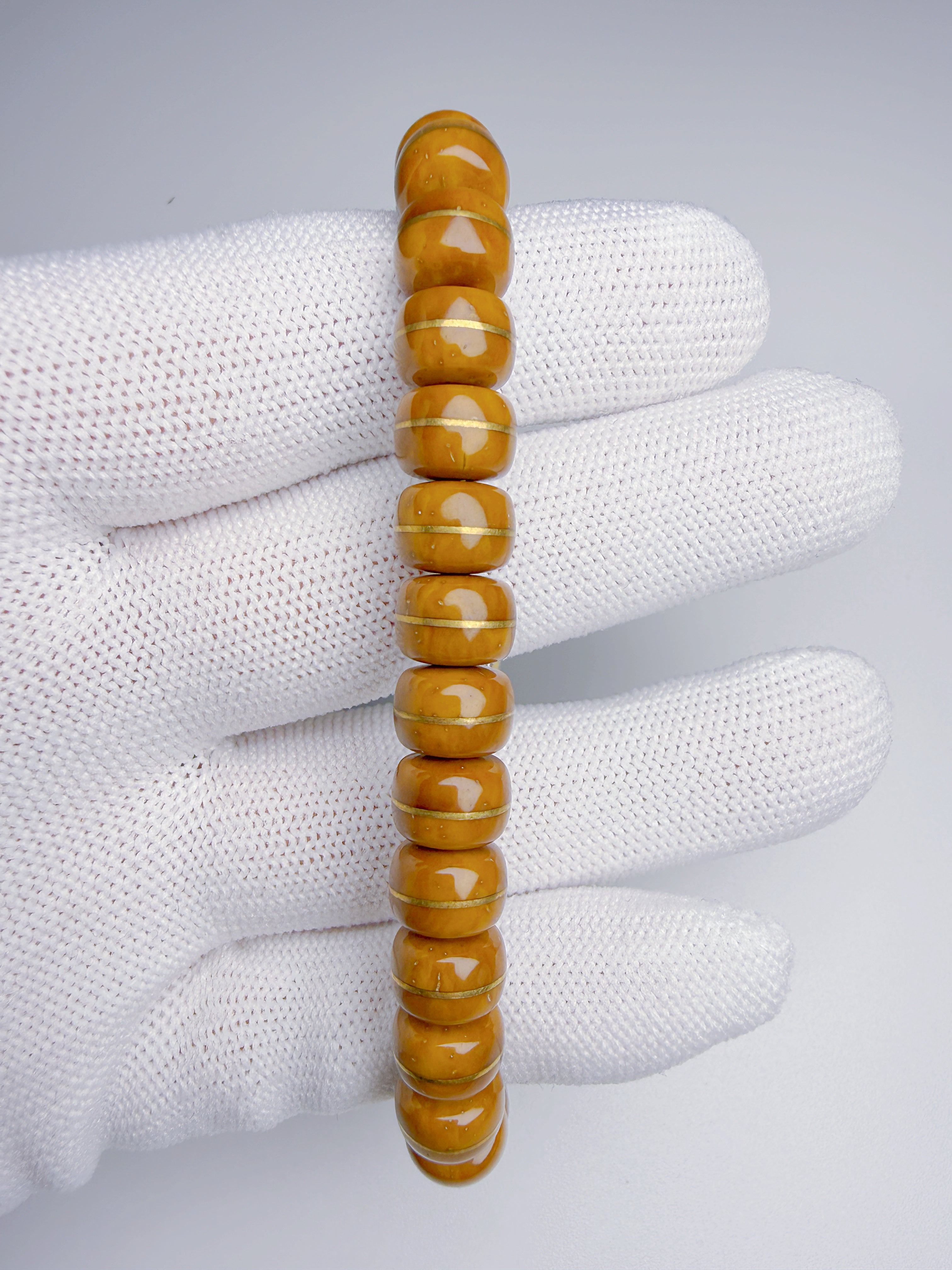 Purple-Gold Lucky Chipmunk Bodhi Bracelet – Engraved Silver & Gold Tablets of Daily Fortune