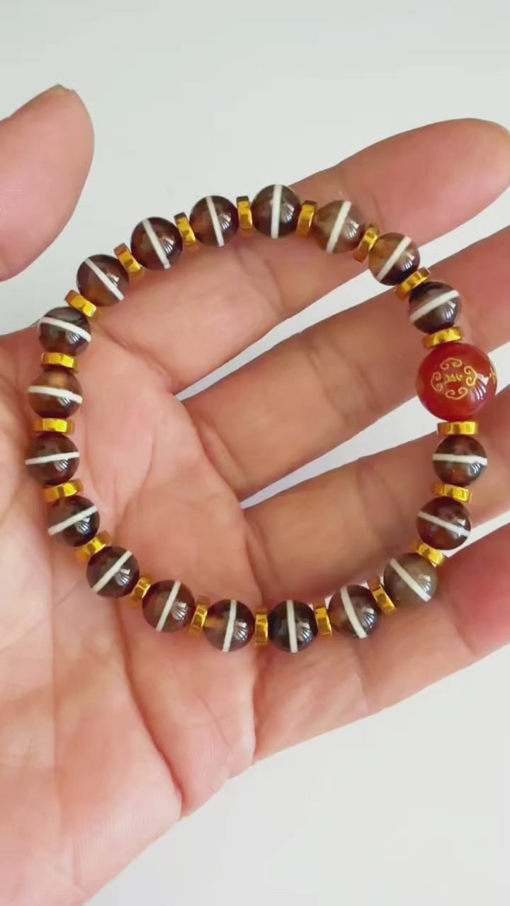 GiliMuya Natural Agate Eastern Constellation Bracelet